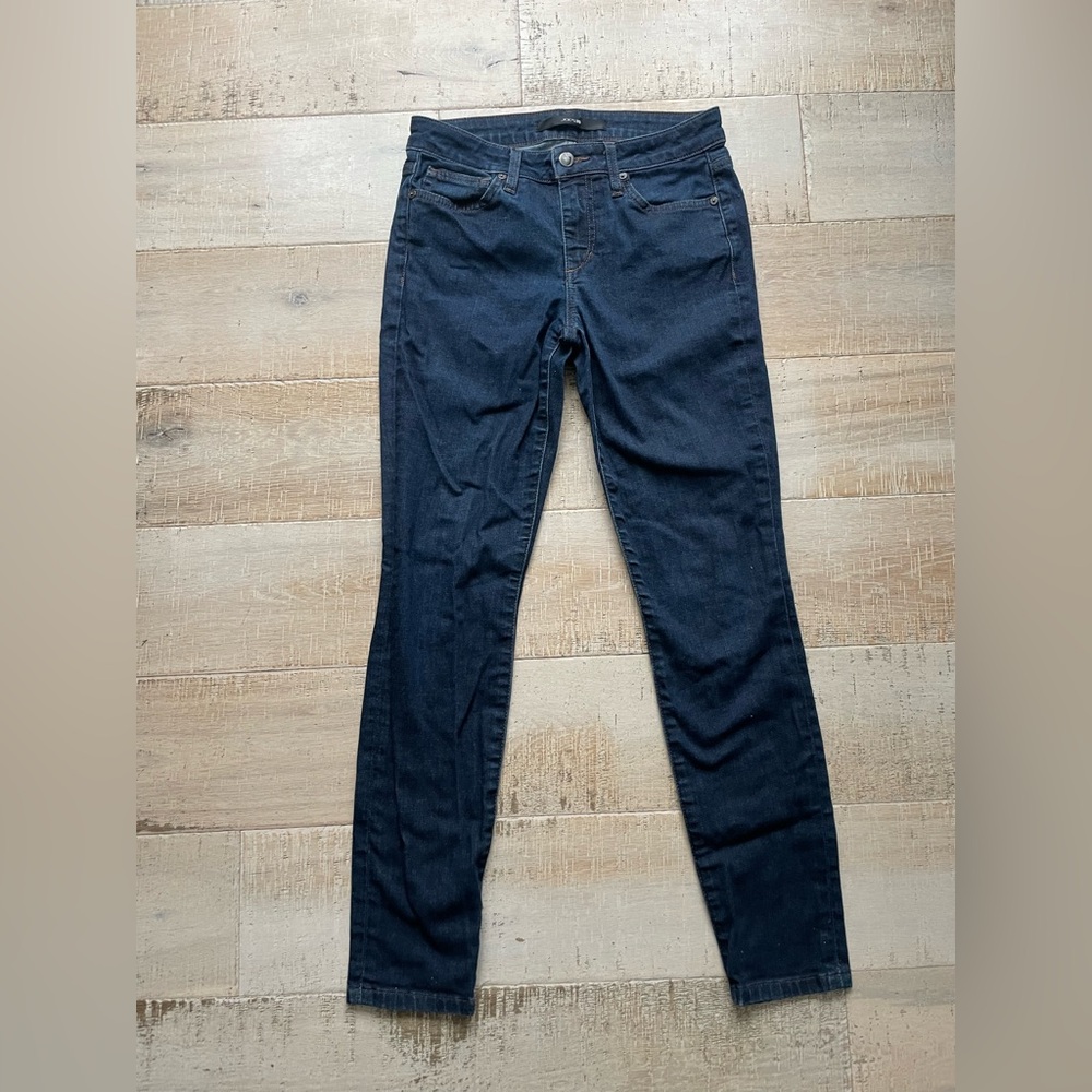 Joe's Jeans Size 26 W Dark Blue Skinny Ankle Jeans Denim Stretch Navy